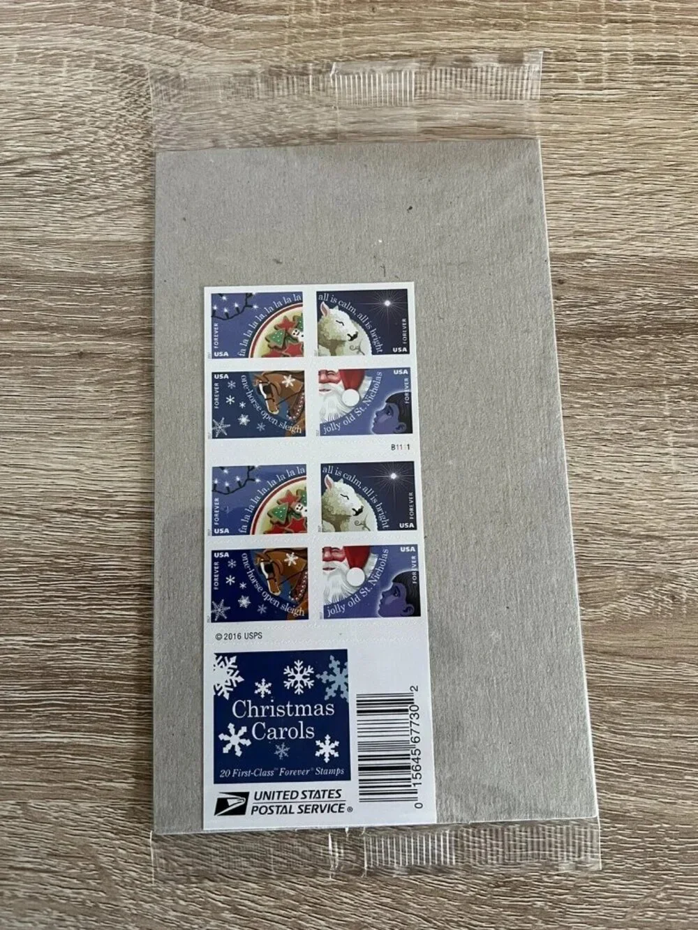 6000 CHRISTMAS CAROLS US FOREVER Stamps 500 Booklets of 20 6000 stamps
